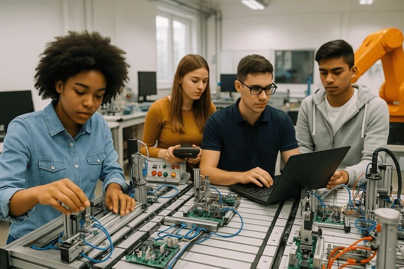 Estudantes em avaliação